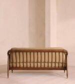 Wood Shah Solid Teak Wood Cane 3-Seater Sofa with Chaise - Image 3
