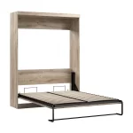 Wood Shah Jiaang Queen Murphy Bed for Multipurpose Rooms - Image 5