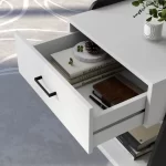 Wood Shah Zykus Modern 1-Drawer Bedside Table - Image 5