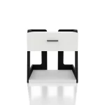 Wood Shah Zykus Modern 1-Drawer Bedside Table - Image 6