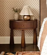 Wood Shah Bedside Table