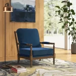 Wood Shah Lawerety New Upholstered Armchair for Modern Living - Image 7