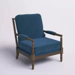 Wood Shah Lawerety New Upholstered Armchair for Modern Living