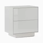Wood Shah Rolkig Modern Bedside Table - Image 5