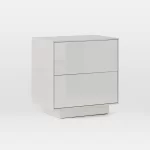 Wood Shah Rolkig Modern Bedside Table - Image 3