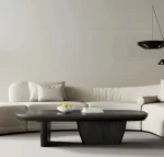 Wood Shah 51" Modern Minimalist Solid Wood Coffee Table - Image 6