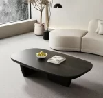 Wood Shah 51" Modern Minimalist Solid Wood Coffee Table