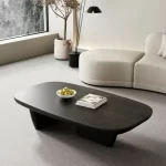 Wood Shah 51" Modern Minimalist Solid Wood Coffee Table