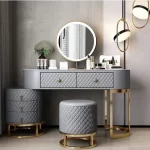 Wood Shah Flutura Vanity Dressing Table with Mirror